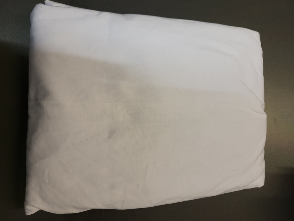Bettwäsche-Set weiß mit Reißverschluss (2-teilige Garnitur)