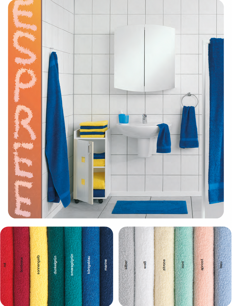 Frottee Gästetuch Espree royalblau 30x50 cm